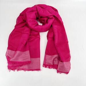 Armani Jeans Stole Scarf Red Cherry Sparkle Made in Italy Women's NWT $115